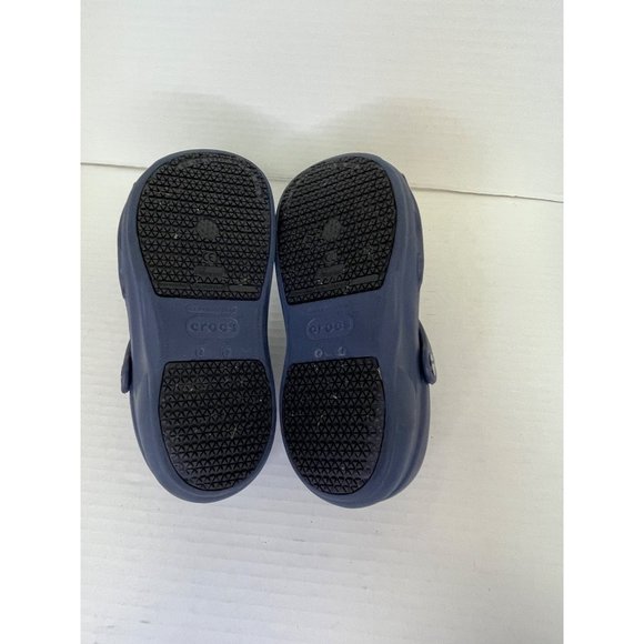 Crocs womens size 7 clogs bistro blue slip resistant comfort lightweight - Picture 15 of 16